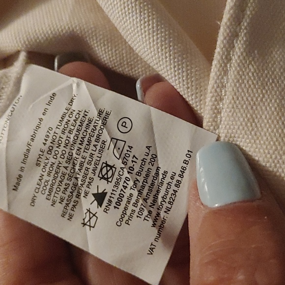 Tory Burch Embroidered pants SZ.2 - Picture 9 of 10